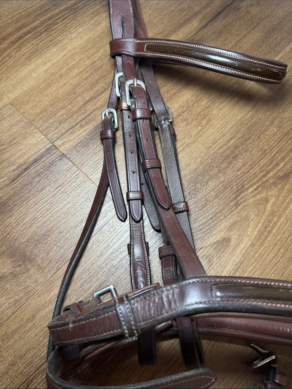 🐴 Equipe Full/Horse Bridle w/Patent Leather Accents. 🐴 - Picture 7 of 9